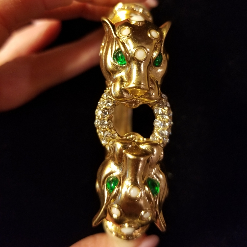 J Crew leopard bangle